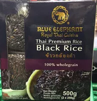 Suhkru kogus sees Thai Premium Rice Black Rice