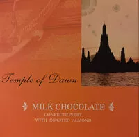 入っている砂糖の量 Temple of Dawn Milk Chocolate with roasted almond