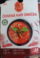含糖量 Červená kari omáčka