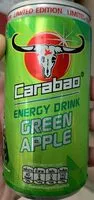 Amount of sugar in Carabao energy Green apple