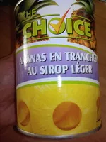 Sucre et nutriments contenus dans The choice