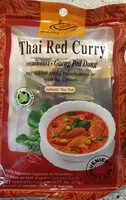 Zucker und Nährstoffe drin Thai red curry