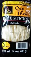 Jumlah gula yang masuk Rice Sticks