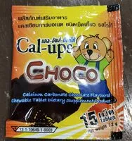 中的糖分和营养成分 Cal ups choco