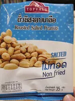 चीनी की मात्रा ถั่วลิสงอบเกลือ