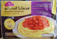 चीनी की मात्रा สปาเกตตีโบโลเนส - 220 g