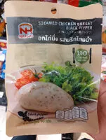 含糖量 อกไก่นึ่ง รสพริกไทยดำ - 90 กรัม