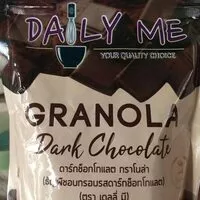 Sokerin määrä sisällä Granola dark chocolate