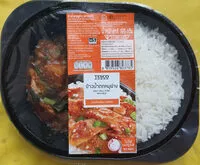 चीनी की मात्रा ข้าวน้ำตกหมูย่าง
