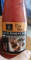 Jumlah gula yang masuk Sauce piment doux