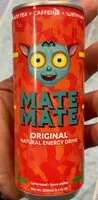 Suhkru kogus sees Mate Mate Natural Energy Drink