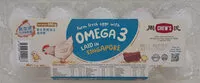 Suhkru kogus sees Omega 3 Eggs