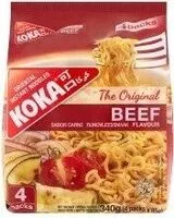 चीनी की मात्रा Koka Beef Noodles 85G 4 Pack