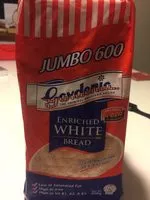 Sokerin määrä sisällä Enriched white bread