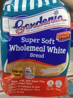 Sokerin määrä sisällä Soft and Fine Enriched Wholemeal White Bread