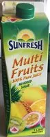 Sucre et nutriments contenus dans Sunfresh