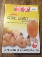 Sokerin määrä sisällä Ginger - Instant Ginger Lemon Drink