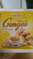 Sokerin määrä sisällä Ginger natural lemon bag