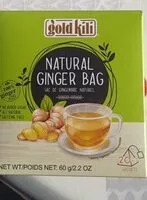 Sokerin määrä sisällä Natural ginger bag
