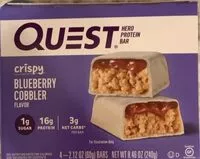 İçindeki şeker miktarı Quest Blueberry Cobbler Hero Protein Bar