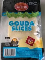 Suhkru kogus sees Gouda cheese