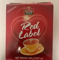 含糖量 Red Label Tea