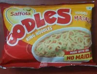 Amount of sugar in Oodles Yummy masala ring noodles