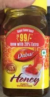 İçindeki şeker miktarı Dabur Honey