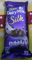 Sokerin määrä sisällä dairy milk silk bubbly