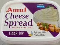 Suhkru kogus sees Amul cheese spread