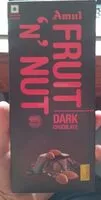Suhkru kogus sees FRUIT N' NUT Dark Chocolate