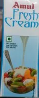 Suhkru kogus sees Amul Fresh Cream