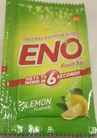 Amount of sugar in Eno, fruit salt lemon flavour