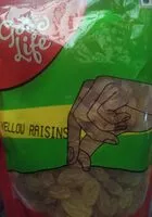 含糖量 yellow raisins
