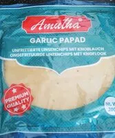 Sokerin määrä sisällä Garlic Papad