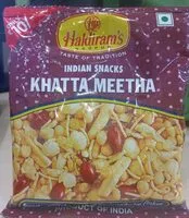 İçindeki şeker miktarı Haldiram khatta mitha