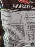 İçindeki şeker miktarı Haldiram navratan 440g