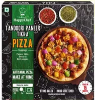 Amount of sugar in Happychef Tandoori Paneer Tikka Pizza
