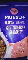 İçindeki şeker miktarı chocolate cranberry museli