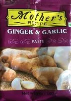 Sucre et nutriments contenus dans Mother s recipe