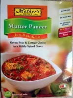 含糖量 Mutter Paneer