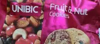 Количество сахара в Unibic Frunit and Nut cookies
