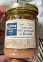 चीनी की मात्रा Pasta di olive taggiasche della provincia di Imperia