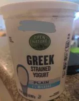 Количество сахара в Plain Greek Strained Yogurt