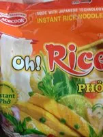 Quantité de sucre dans Oh!Ricey pho