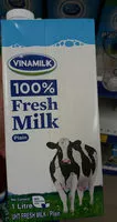 Amount of sugar in 100 % fresh milk