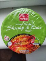 Zuckermenge drin Instant Noodles Shrimp & Lime