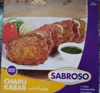 Suhkru kogus sees Chapli Kabab