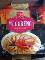 入っている砂糖の量 mi goreng hot & spicy