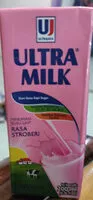 Sokerin määrä sisällä Ultramilk Susu UHT Stroberi E-1B